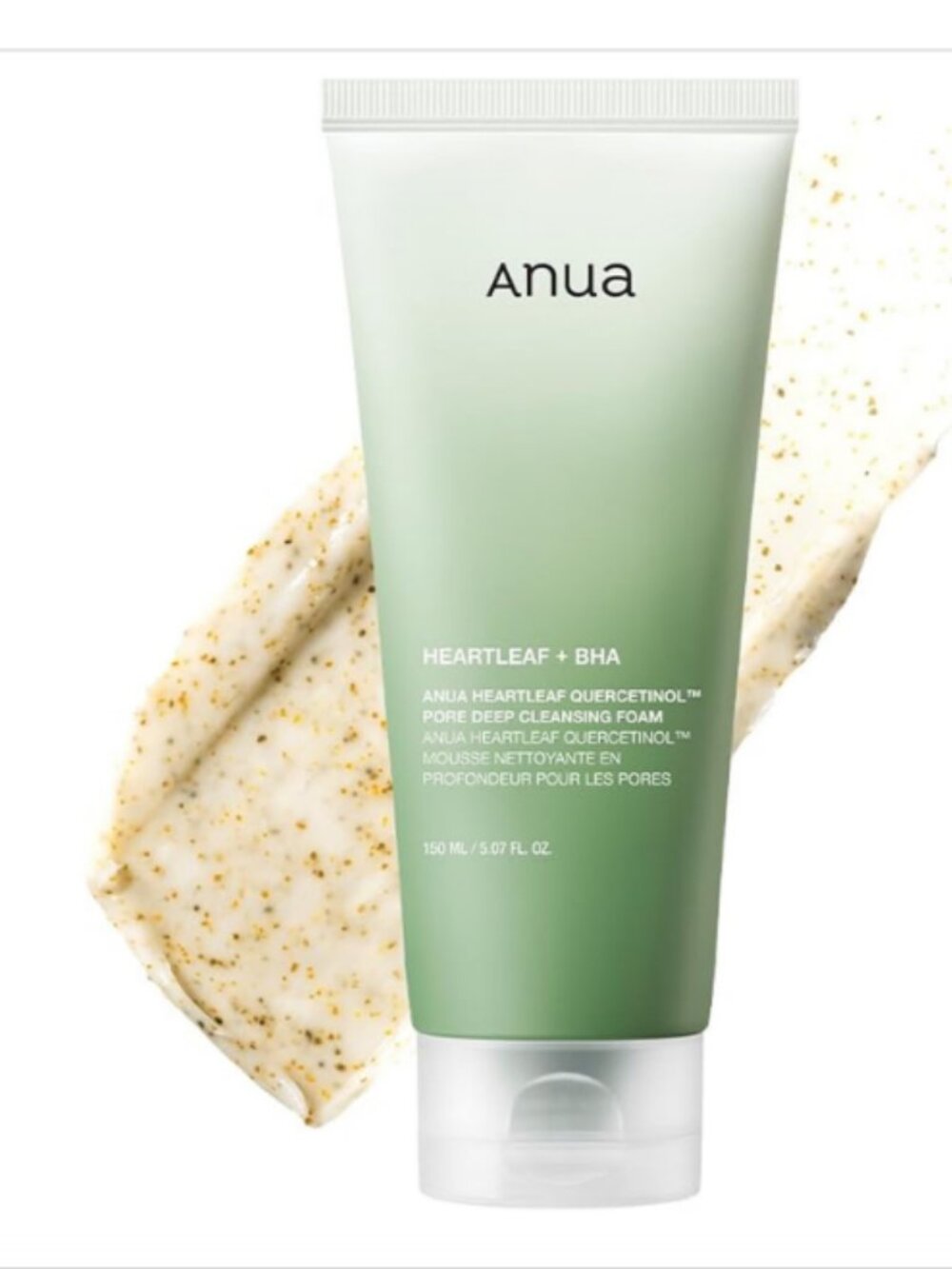 ANUA Heartleaf Quercetinol Pore Deep Cleansing Foam - 2 x 150ml
